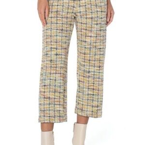 Liverpool Los Angeles - Mabel Pull On Trouser In Mustard Multi Plaid